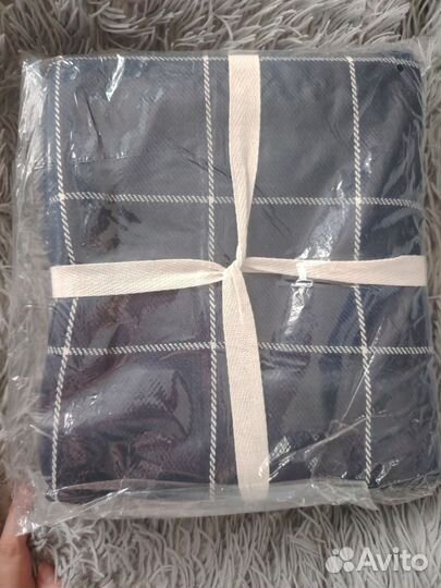 Плед- покрывало 200 на 220, новое, 100% хлопок