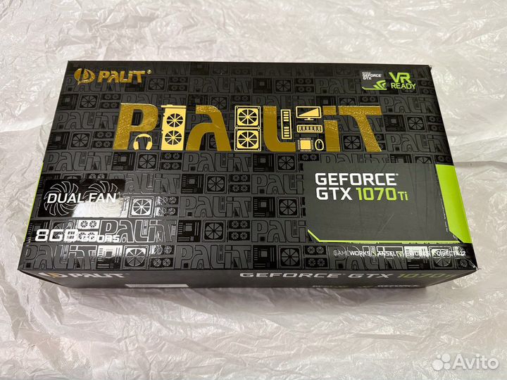 Видеокарта Palit geforce GTX 1070 ti 8G