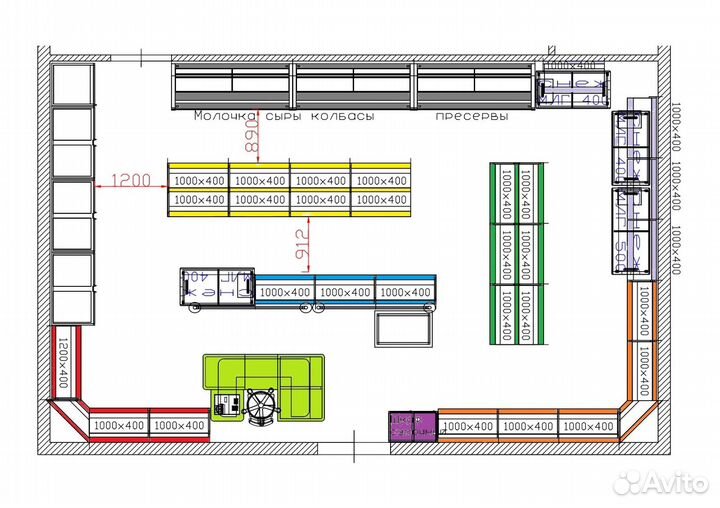 Торговое оборудование для магазина