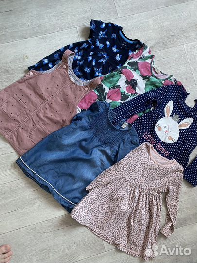 Пакет вещей на девочку 86 92 hm,baby go