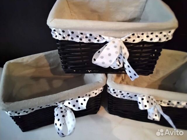 Корзина плетенная для хранения