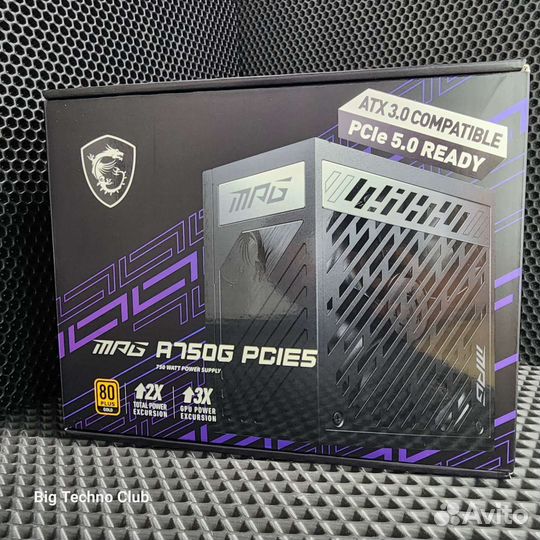 Блок питания MSI MPG PCI-E 5.0 A750GF/A850G