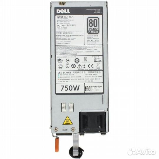 79RDR Dell 750W 80+ Platinum PSU