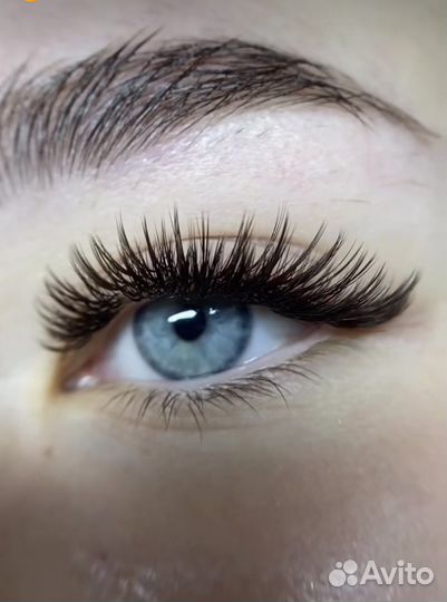 Наращивание ресниц, брови