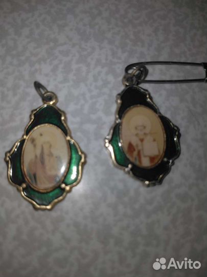 Русалка, часы, икона времён СССР