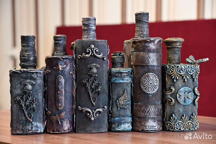 Декорированные бутылки