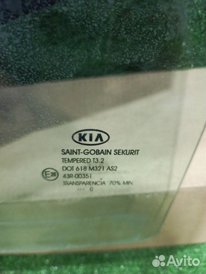 Стекло двери заднее левое Kia Ceed хэтчбек 1.6 Л