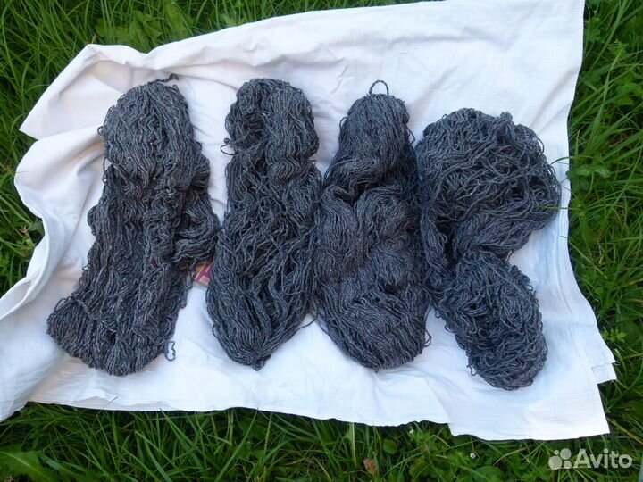 Пряжа полушерстянная
