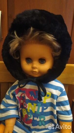 Детская шапка из мутона, 48-50 размер