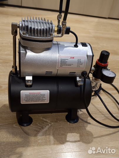 Компрессор JAS 1203 (с ресивреом) + шланг 5 м