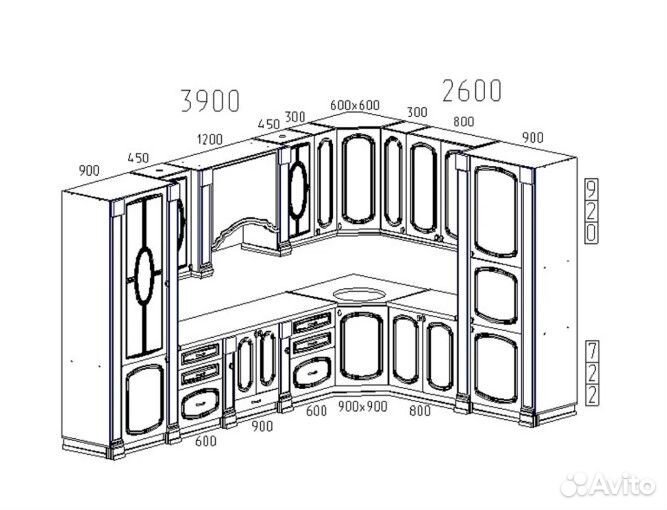 Кухня угловая