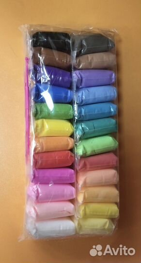 Акварельные краски, воздушный пластилин