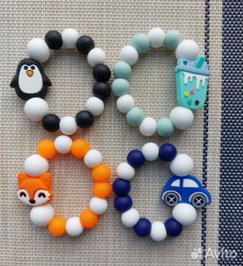 Силиконовый держатель для соски Грызунок