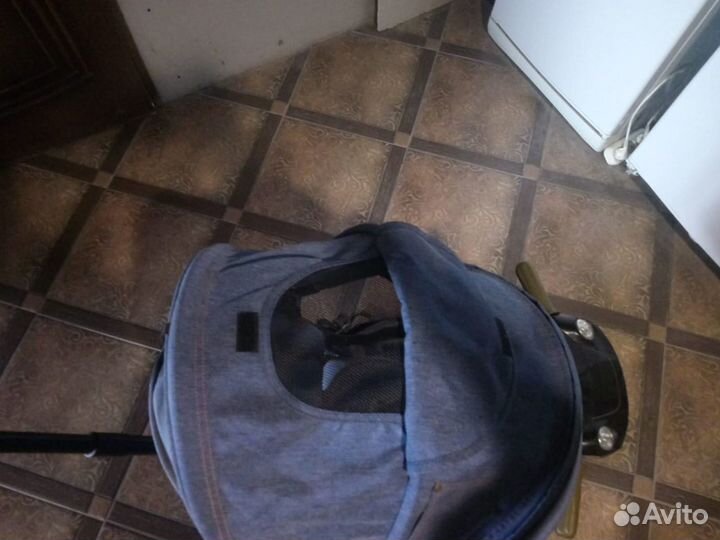 Детский трехколесный велосипед коляска