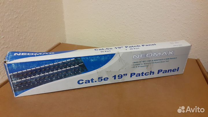Neomax патч-панель UTP, 48 портов cat. 5e 19