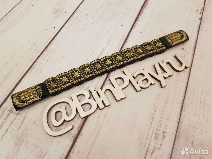 Чётки Перекидные 11 бус Свеча/Решётка чёрный