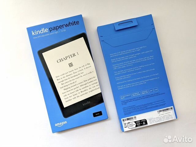 Новая Kindle Paperwhite 5 2021 16GB Black + чехол объявление продам