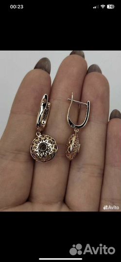 Серьги красивые Версаче