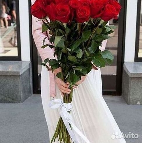 Высокие розы Букеты с доставкой