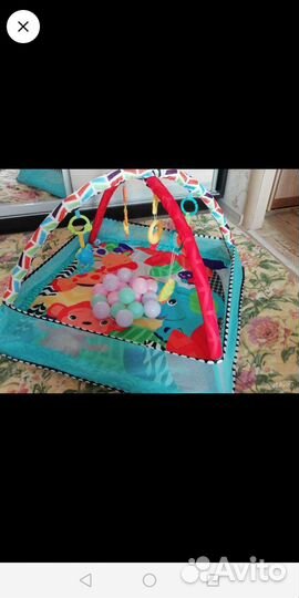 Развивающий коврик новый