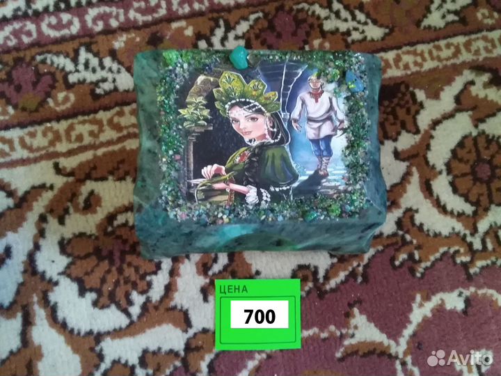 Шкатулки из натурального камня