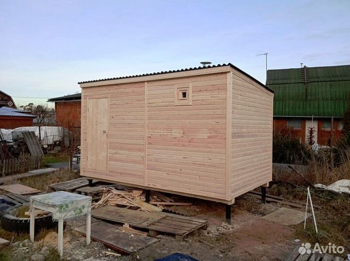 Мобильная баня 4x2,3