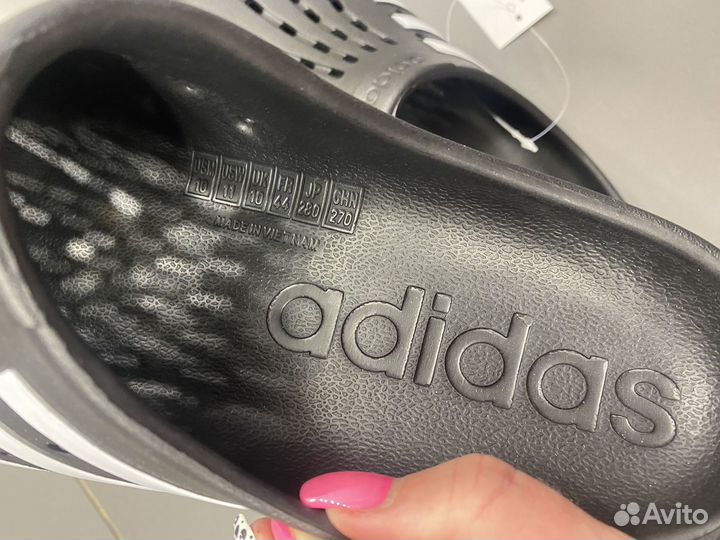 Сабо Adidas кроксы мужские шлепки 44 тапки