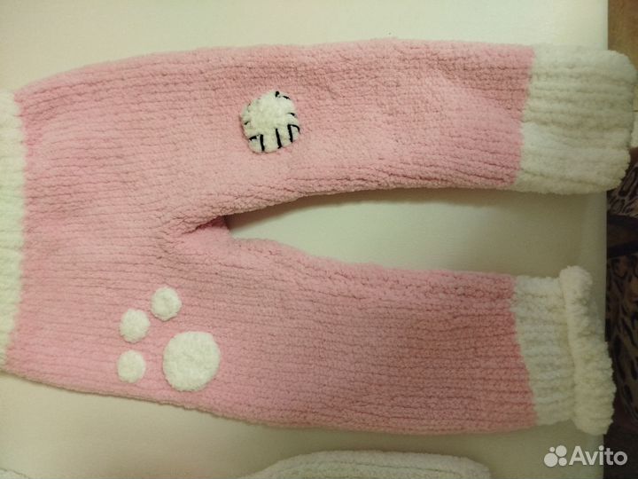 Вязаный костюм детский ручной работы