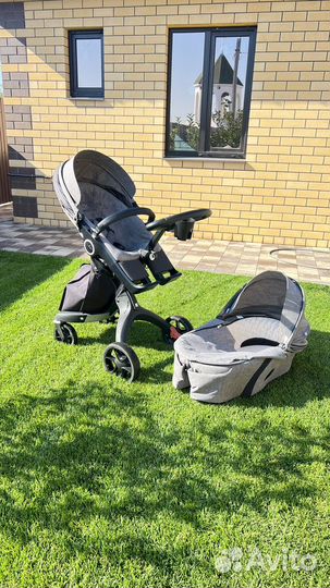 Коляска stokke v8 2в1