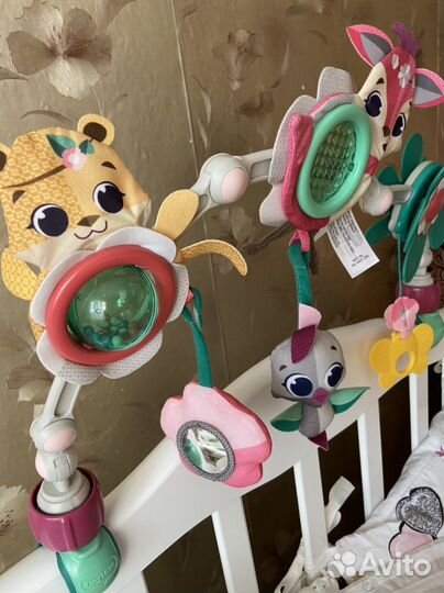 Мобиль на кроватку дуга трансформер tiny love