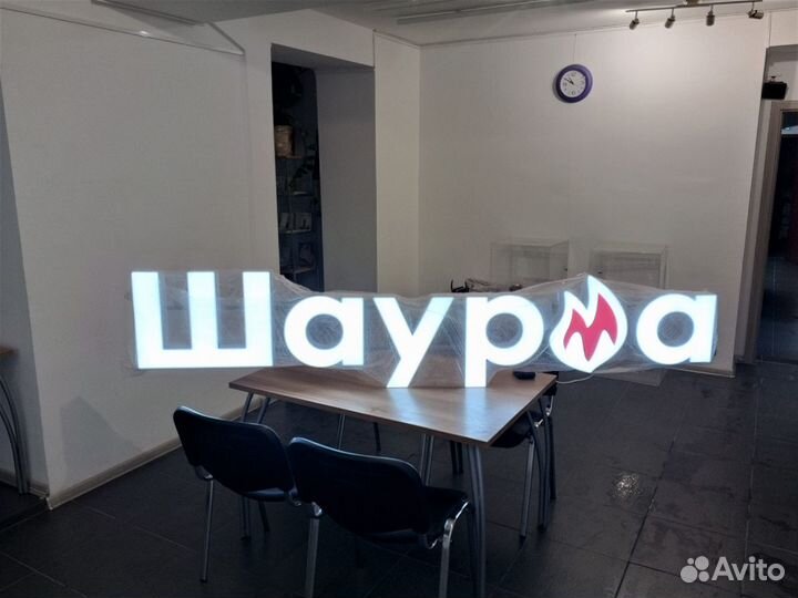 Рекламная вывеска шаурма