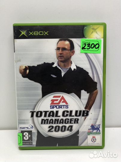 Диск Total club manager 2004 на Xbox Original