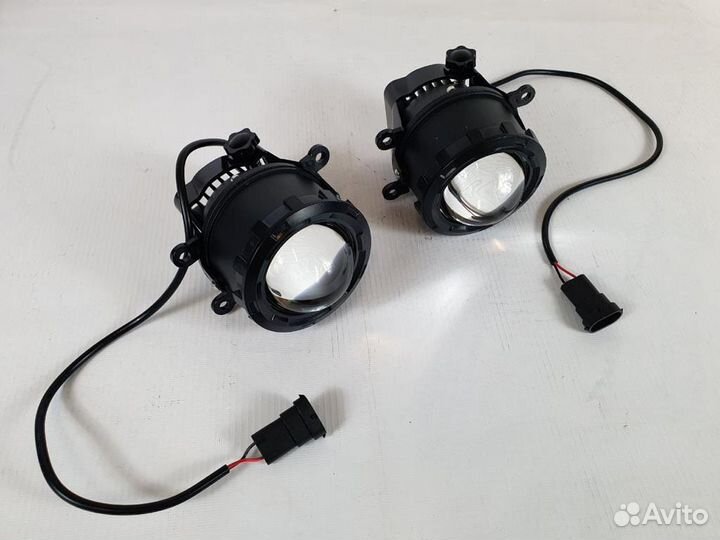 Светодиодные линзы птф L LADA Vesta,Niva Urban