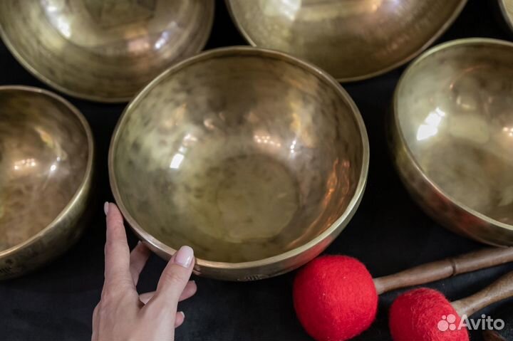 Набор тибетских поющих чаш nepal - 2