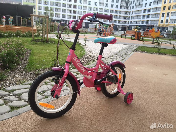 Велосипед детский для девочки 14 дюймов
