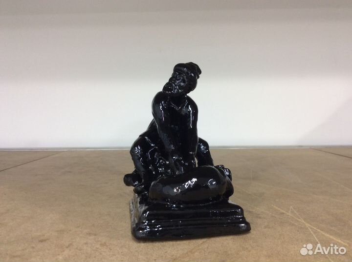 Чугунные изделия- пепельница Бык, Дед и репка счлз