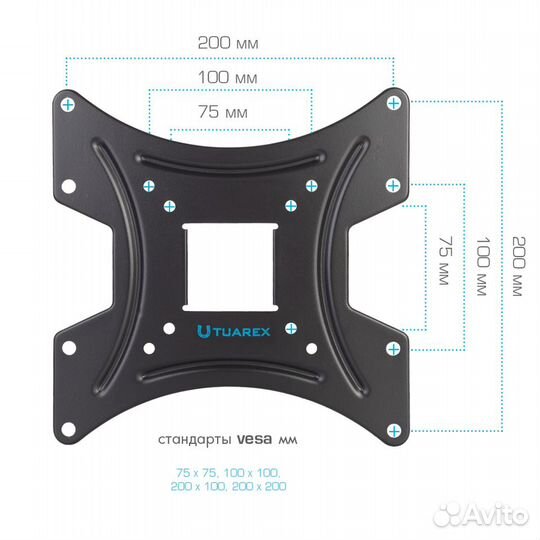 Настенный кронштейн для тв tuarex alta-205