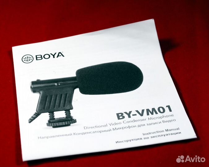 Микрофон boya BY-VM01 направленный для фотокамеры