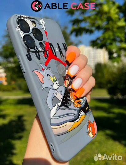 Чехол на iPhone 12 Pro Мах с принтом силиконовый