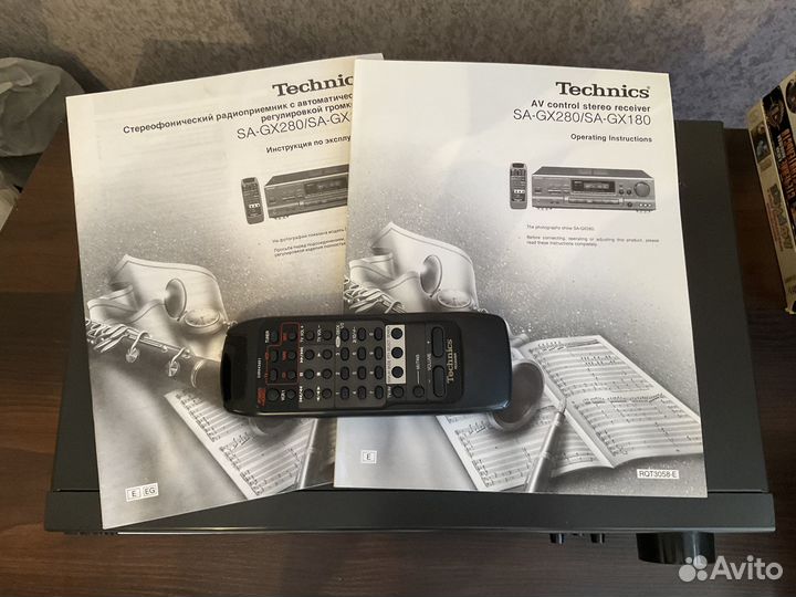 Усилитель Technics SA-GX180 с пультом