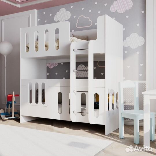 Кровать двухярусная детская новая в наличии