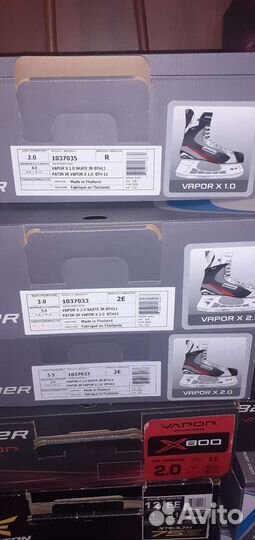 Хоккейные коньки новые Bauer, Easton