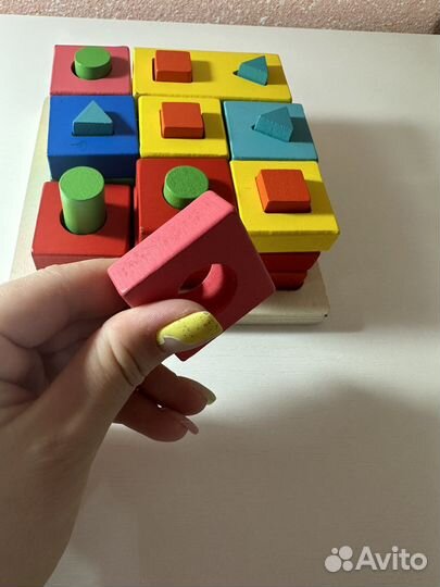 Деревянный сортер логика