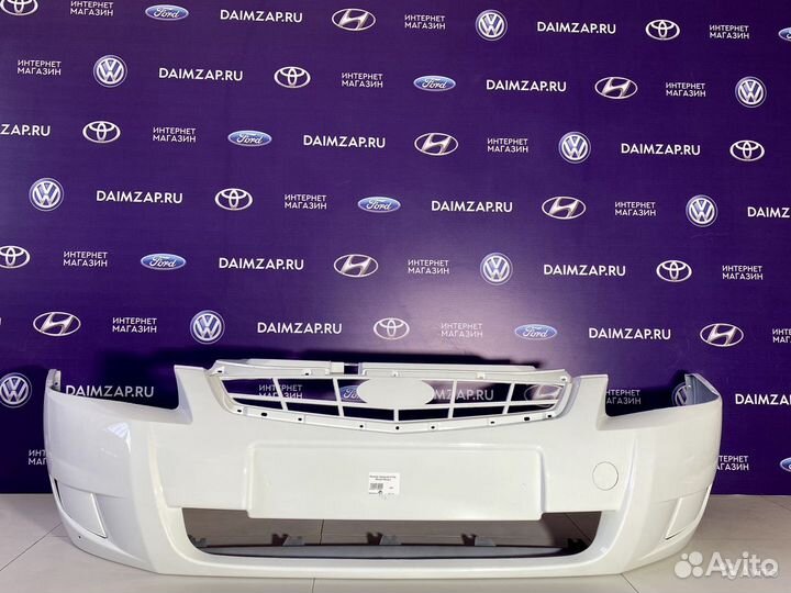 Бампер передний Лада Приора цвет Белое облако