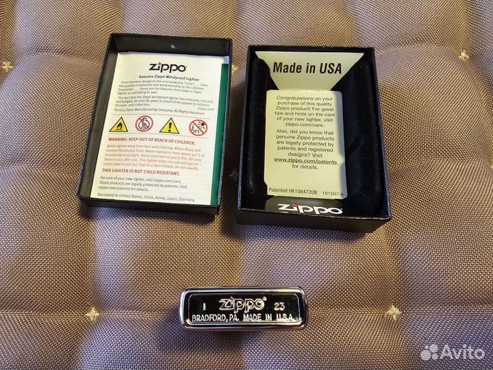 Новая Оригинальная Zippo 200 Brushed Chrome