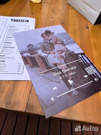 Фоторамка с песней / подарок