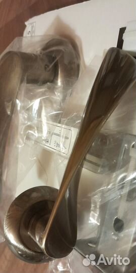 Fuaro Новые межкомнатные ручки + защелка Бронза