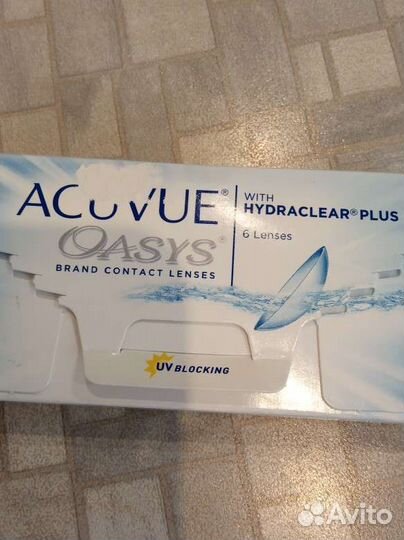 Контактные линзы Acuvue oasys