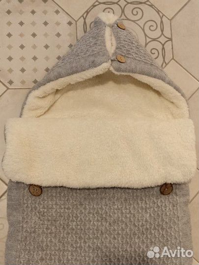 Зимний конверт в коляску