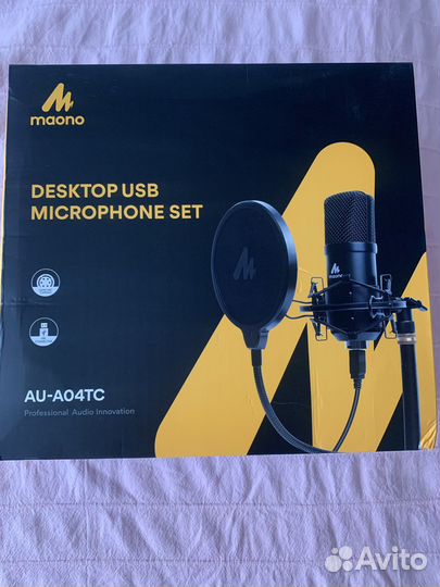 USB-микрофон maono, профессиональный, новый